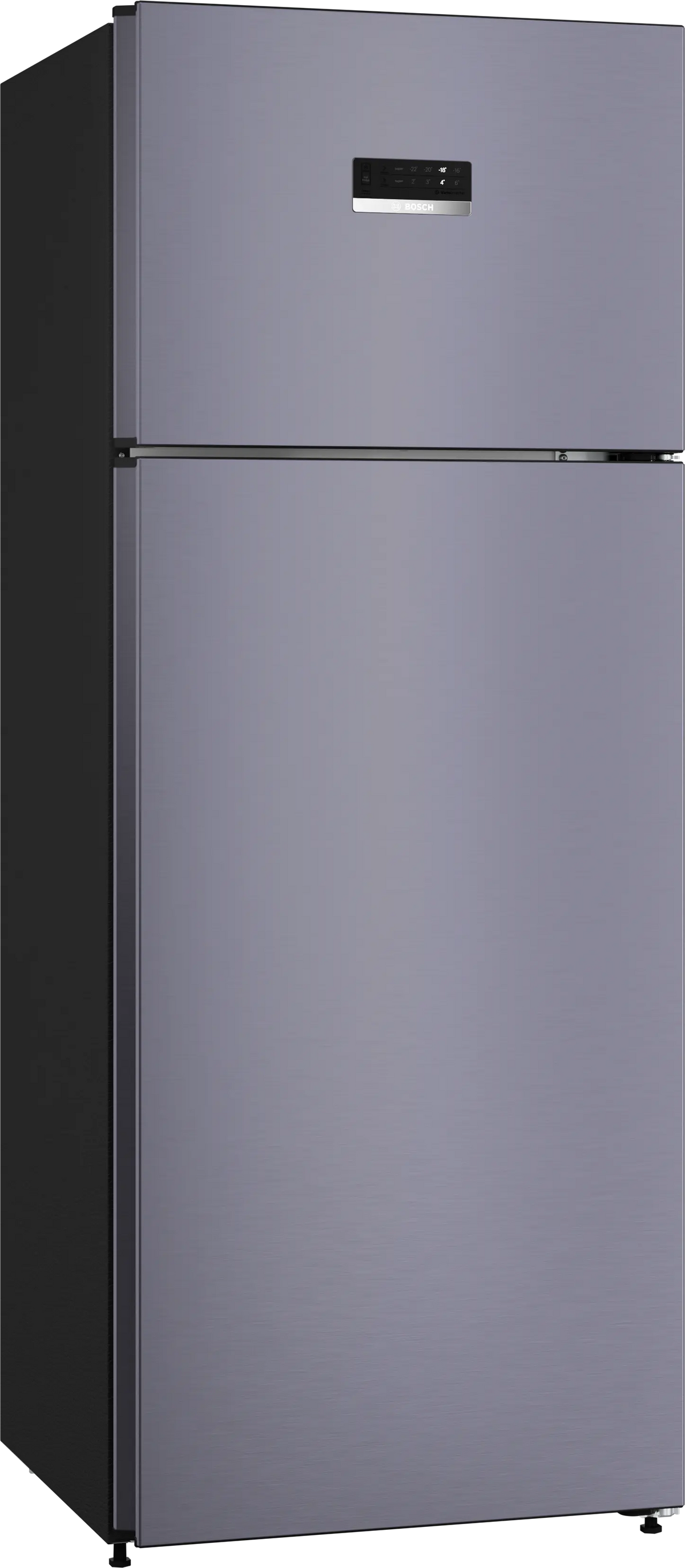 Bosch CTC35U11AI 334L Double Door Refrigerator, Frost Free, VitaFresh Technology, Multi Airflow System, Inverter Compressor, LED Lighting, Toughened Glass Shelves (Dark Finish)