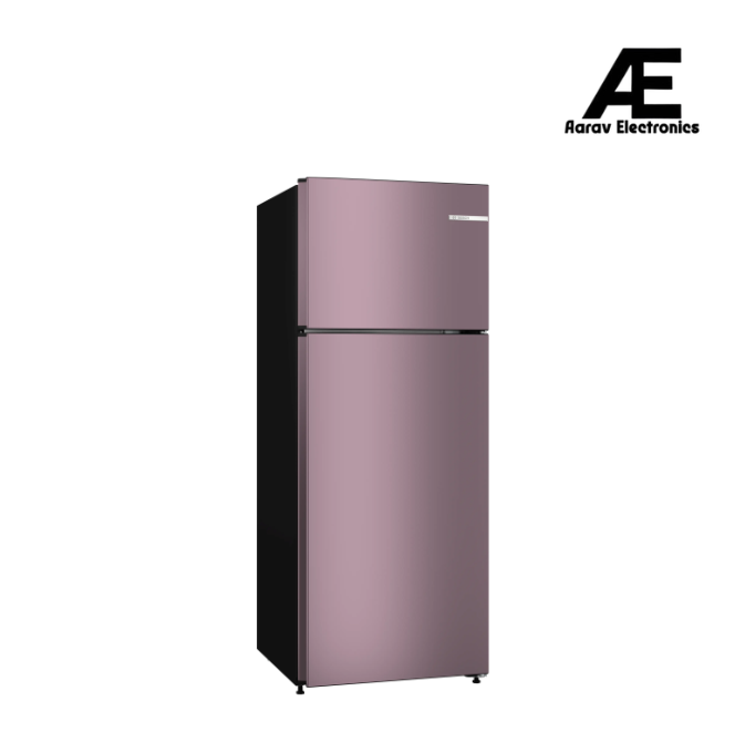 Bosch Series 2 243 L Frost Free Double Door Refrigerator Winter Bloom - CTN27W41EI