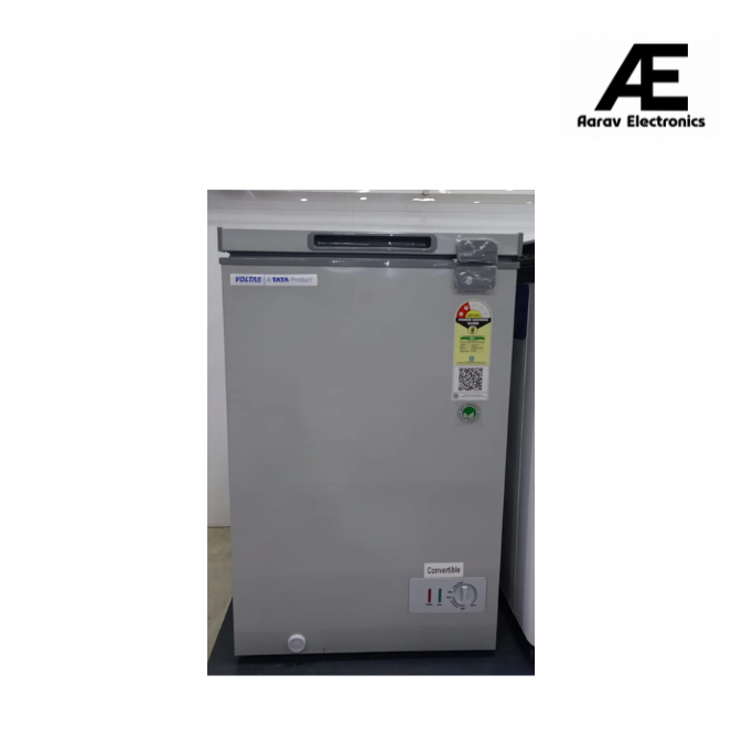 Voltas CVF136SB2-A-G2 97L Double Door Deep Freezer | Convertible | R290 | 2 Star | White