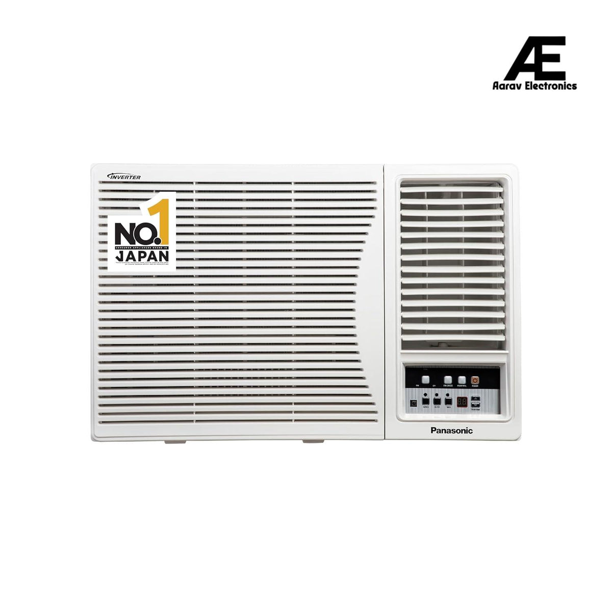 Panasonic 1.5 Ton 3 Star Inverter Window AC (Powerful Mode, Copper Condenser, PM 0.1 Filter, Eco Mode, CW-LN183BG, White)
