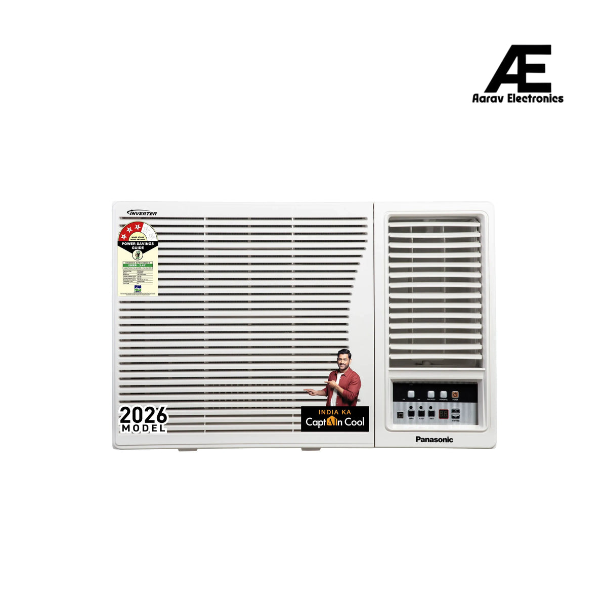 Panasonic 1.5 Ton 3 Star Inverter Window AC CW-LU183CG (50°C Oper., Copper Cond., 8in1 Convertible, 2-Way, PM0.1 Filter, ECO Mode, Powerful Mode, CW-LU183CG, White)
