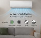 LG 1.5 Ton 3 Star DUAL Inverter Split AC (ASUQ19HNXE) | AI Convertible 6-in-1 Cooling | HD Filter | Copper Condenser | 2026 Model | White