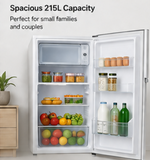 LG GLD2156ZHWG 215L 5 Star Direct Cool Single Door Refrigerator | Smart Inverter Compressor | Fast Ice Making | White Glory