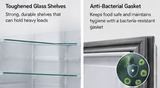 LG GLD2156ZHSM 201L 5 Star Direct Cool Single Door Refrigerator with Smart Inverter Compressor, Base Stand Drawer, Toughened Glass Shelves & Fast Ice Making