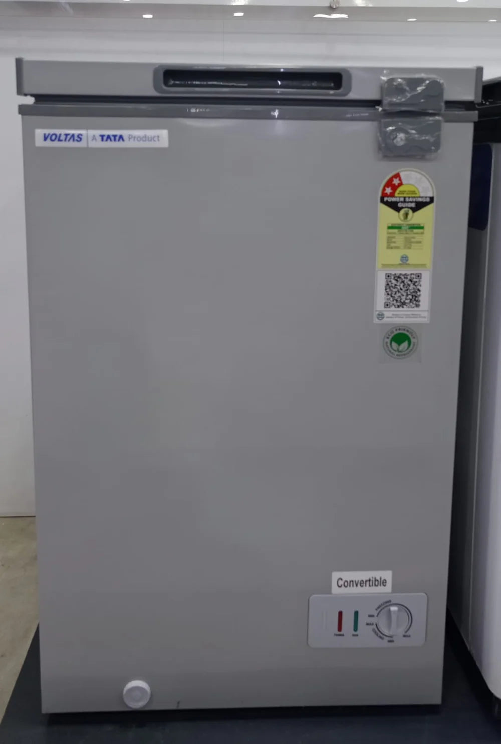 Voltas CVF136SB2-A-G2 97L Double Door Deep Freezer | Convertible | R290 | 2 Star | White
