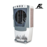 USHA Striker 70SD1 Desert Air Cooler for Home with Powerful Airflow, 3-Side Honeycomb Pads, 11m Air Throw &amp; Inverter Compatibility (70L, White)