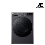 LG 9 Kg, Wi-Fi, Dual Inverter Heat Pump, Eco-Hybrid Technology Fully Automatic Front Load Dryer (DHV09SAM, Double Layer Air Filter, Allergy Care, Auto Cleaning Condenser, Middle Black)