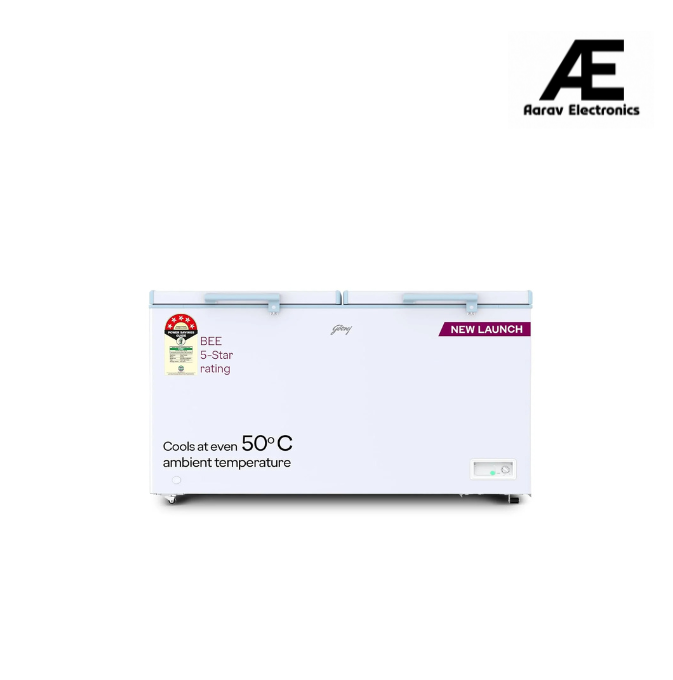 Godrej 505 L Double Door Convertible Deep Freezer (DH ESNCH 525E 2HCNP RW, White)