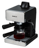 Havells Donato Espresso Coffee Maker 900W | Stainless Steel Body | Stylish Black Design