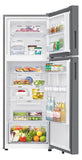 Samsung 330 L, 3 Star, Convertible 5-in-1, Digital Inverter, Frost Free Double Door, WiFi Enabled Bespoke AI Refrigerator (RT34DG5A4DSLHL, Real Steel, Silver