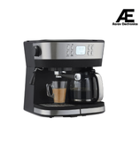 Morphy Richards DuoPresso 2-in-1 Coffee Maker|Drip &amp; Espresso| 15 bar Pressure| Digital Display|Removable Drip Tray| Upto 10 cups* of Coffee| Keep Warm Tray| 2-Yr Warranty by Brand|Black