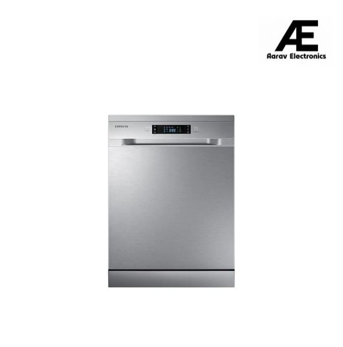 Samsung 13 Place Setting Freestanding Dishwasher with Intensive Wash (DW60M6043FS/TL, Stainless Steel, Hygiene Clean, Height Adjustable Rack) (Open Box / Without Box)