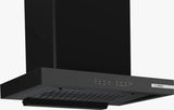 BOSCH DWB68IJ60I Auto Clean Wall Mounted Black 1300 CMH Chimney