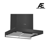 Bosch 60 cm Self Clean Technology glass Kitchen Chimney (HOOD DWBA68G60I, Oil collector Filter technology, Touch Control, Black)