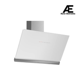 Bosch DWK98PR20ISeries 8 wall-mounted cooker hood 90 cm clear glass white printed