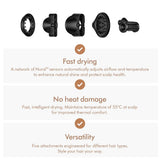 Dyson Supersonic Nural™ Intelligent Hair Dryer|Protects Scalp Health|Fast Drying|No Heat Damage|5 Attachments|7 Styling, 3 Speed & 3 Heat Settings|Unisex Usage|2 Year Warranty