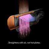 Dyson Airstrait HT01-BNBC-IN Hair Straightener | Wet to Dry Styling, No Heat Damage, LCD Display