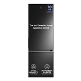 Electrolux 360L Frost Free Inverter Double Door Refrigerator, Bottom Freezer, TasteLockAuto &amp; TasteSeal Technology, Glossy Black Steel, UltimateTaste 300, EBB3702K-H