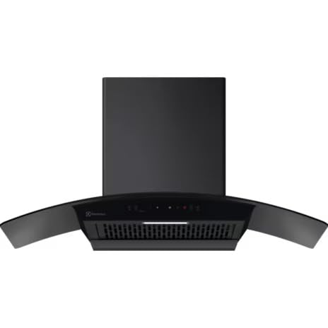 Electrolux 90cm 700 Series up to 180 sqft Ducted Auto Clean Built-in Chimney with Gesture Control,Kitchen, AutoClean, (Black, ECC9841GB)