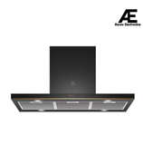 Electrolux 90cm UltimateTaste 500 island kitchen hood Powerful extraction in kitchens up to 250 sq ft.(Black, ECI9455B)