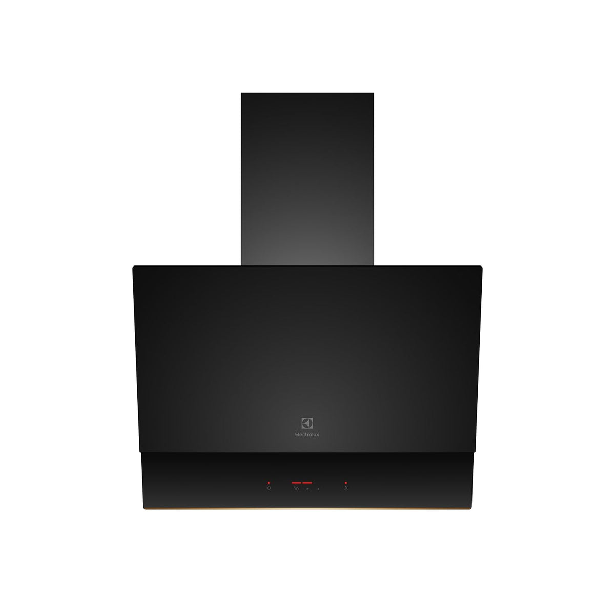 Electrolux 60cm Slope Chimney for up to 195 sqft Kitchen, UltimateTaste 500, Black, ECS6081G