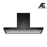 Electrolux 90cm T-Box Chimney for up to 210 sqft Kitchen, UltimateTaste 500, Black, ECT9623B