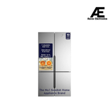Electrolux 634L Frost Free Side by Side French Door Refrigerator, GreenZone Technology, Inverter Compressor, EvenTemp, Brush Neutral Steel, UltimateTaste 700, EQE5600B-S