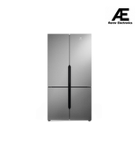 Electrolux 562L 4 Door Side by Side Refrigerator with AI CoolAssist, Bottom Mount Freezer, GreenZone, MultiChill and Cooling 360, Inverter, French Door, UltimateTaste 800, EQE5700C-S, Stainless Steel