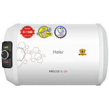 Haier Precis Slim Horizontal Geyser 25 Ltr (Left)| Water Heater 25 litre with Pipe| Free Installation| Shock Proof| Saves electricity| Incoloy 800 Element| 7-Yr Tank 3-Yr Product Warranty