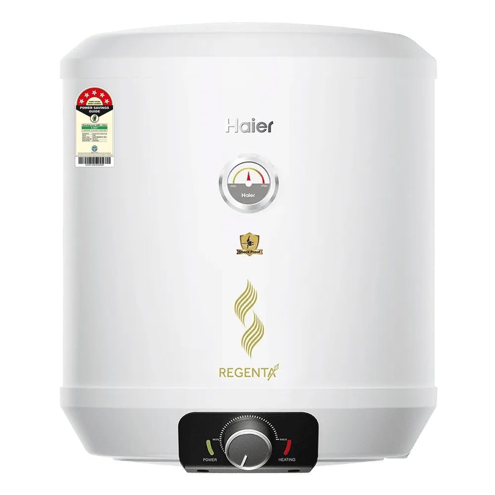 Haier REGENTA 25 Litre 5 Star Vertical Storage Geyser with RSC Technology (White)