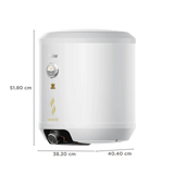 Haier REGENTA 25 Litre 5 Star Vertical Storage Geyser with RSC Technology (White)