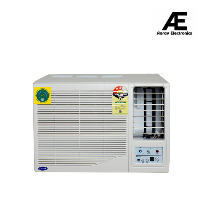 Carrier 1Ton 3 Star Window Fixed Speed AC(Copper, Dust Filter &amp; Turbo Mode, 2024 Model, ESTRELLA FX R32 WRAC ,White)