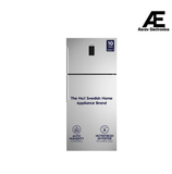 Electrolux 573L Frost Free Inverter Double Door Refrigerator, Top Freezer, TasteLockAuto &amp; TasteGuard Technology, Arctic Silver Steel, UltimateTaste 500, ETE5700C-A