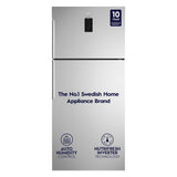 Electrolux 573L Frost Free Inverter Double Door Refrigerator, Top Freezer, TasteLockAuto &amp; TasteGuard Technology, Arctic Silver Steel, UltimateTaste 500, ETE5700C-A