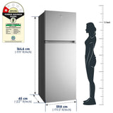 Electrolux 312L 1 Star AI AutoSense Inverter Frost Free Double Door Refrigerator, GreenZone AHC Technology, Sphere Ice Tray, UltimateTaste 700, ETM3100L-S, Brush Neutral Steel