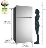 Electrolux 503L 1 Star AI AutoSense Inverter Frost Free Double Door Refrigerator, GreenZone AHC Technology, UltimateTaste 700, ETM5002C-S, Brush Neutral Steel