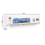 Panasonic EU 7 in 1 Convertible 1.5 Ton 3Star Inverter Split,(100% Copper Condenser, CS/CU-EU18BKY3), 55°Tested, PM0.1 Filter,2 Way Swing, High CFM & Eco tough Outdoor Crystal Clean Technology