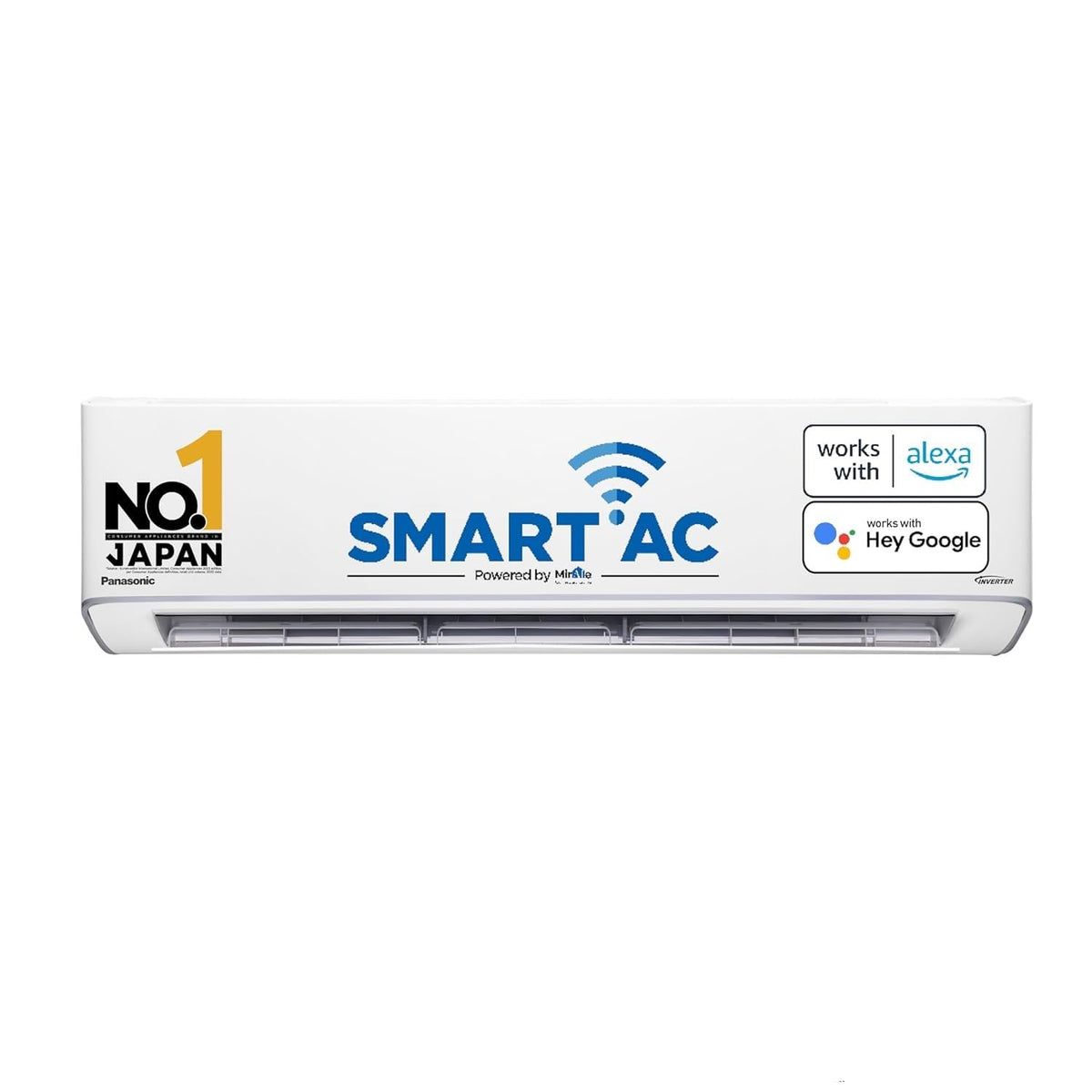 Panasonic 2 Ton 5 Star Wi-Fi Inverter Smart Split AC (Copper Condenser, 7 in 1 Convertible with True AI Mode, 4 Way Swing, PM 0.1 Air Purification Filter, CS/CU-EU24AKY5FM, White)