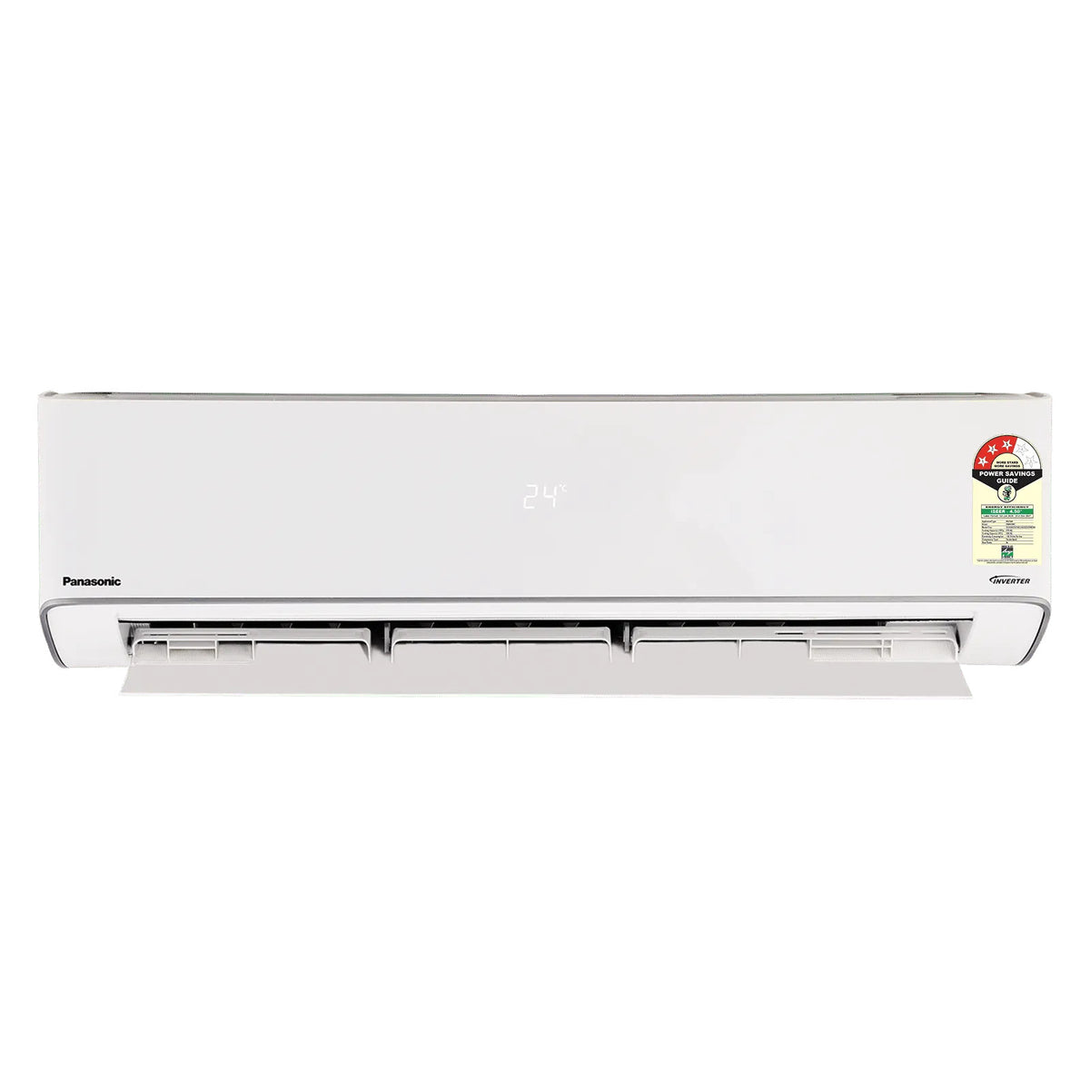 Panasonic EU 8 in 1Convertible 2 Ton 3 Star Inverter Split Smart AC(100% Copper Condenser,CS/CU-EU24CKY3FM), MirAIe+Voice Control,Dust Filter,55°C Tested,4 Way Swing,Eco Tough Outdoor Unit,2026 Model