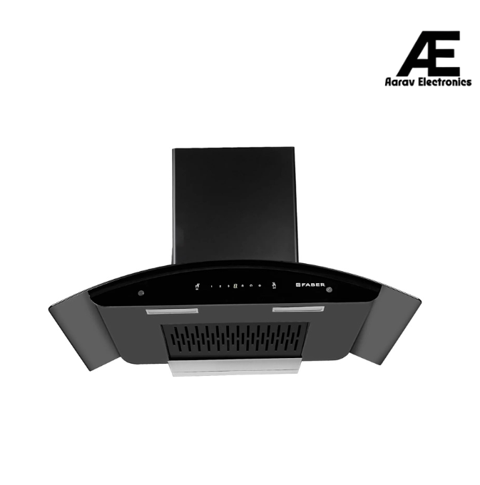 Faber90cm 6 way Silent Suction,1250m3/hr, Autoclean Chimney, 12Yr Warranty on Motor(2Yr Comprehensive) Autoclean Alarm(HOOD EVEREST 3D IN HC SC FL LG 90, Filterless, Touch&amp;Gesture Control, Light Grey)