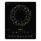 Havells EVO Cook TC20 Energy Efficent Induction (Black-grey), 2000Watt, with 8 Cooking Option, Auto Pan Detection Sensor &3 Year Coil Warranty, Child Lock, 10 Power Setting (200W-2000W)
