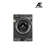 Electrolux 10kg 5 Star Front Load Washing Machine, AutoSense Technology, Full Load Steam Wash, Hygienic Care, EcoInverter Motor, UltimateCare 300, EWF1024M3SB, Dark Silver
