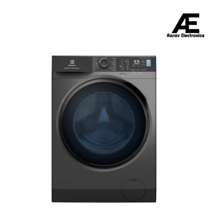 Electrolux 10kg 5 Star EcoInverter Fully Automatic Front Load Washing Machine, Full Load Vapour Wash for Sustainable Clothing, Hygienic Care, UltimateCare 500, EWF1024R5SB,Dark Silver)