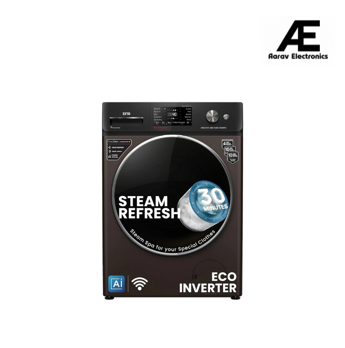 IFB  5 Star Powered by AI with 9 Swirl Wash, WiFi, Fully Automatic Front Load Washing Machine (Executive MBN 9014K CMS , Steam Refresh Program with Eco Inverter, Mocha)
