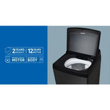 Panasonic 11 kg 5 Star Wi-Fi Fully Automatic Top Load Washing Machine (VD1, NA-F110VD1BB, Black Silver,Compatible with Alexa)