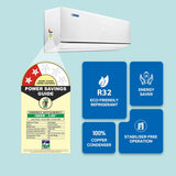 Blue Star FA212DXU 1 Ton 2 Star Fixed Speed Split AC, Copper Condenser, 4-Way Swing, Turbo Cool (2026)
