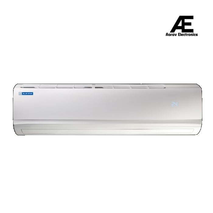 Blue Star 2.2 Ton 2 Star Fixed Speed AC With 49 Inch Large Indoor,100% Copper (2024 Model,FA226ACUHD,White) WITHOUT BOX
