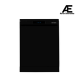 Faber 14 Place Settings Freestanding Dishwasher with 6 Washing Programs, Half Load, Electronic Push Button Control, Digital Display & Natural Drying, Black – FFSD 6PR 14S BK Digital