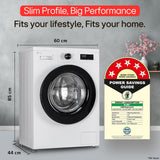 LG 7 Kg 5 Star Steam, Inverter Direct Drive Technology, 6 Motion DD, Fully-Automatic Front Load Washing Machine (FHB1207Z2WB, In-Built Heater, Dial + Full Touch Buttons &amp; LED Display, Essence White)