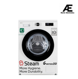 LG 7 Kg 5 Star Steam, Inverter Direct Drive Technology, 6 Motion DD, Fully-Automatic Front Load Washing Machine (FHB1207Z2WB, In-Built Heater, Dial + Full Touch Buttons &amp; LED Display, Essence White)